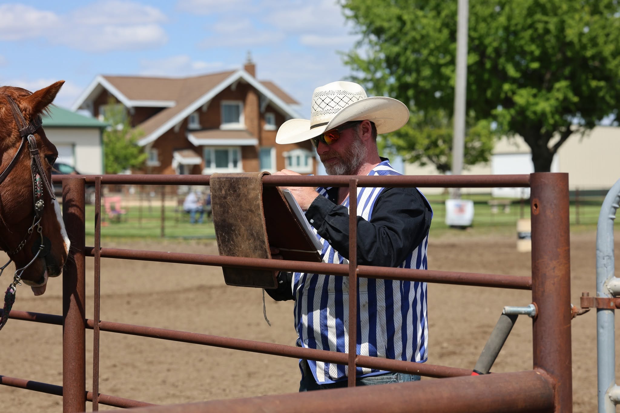 Judge at MSLBRA rodeo